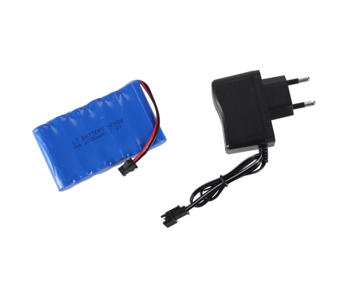 RC auto Rock Crawler 1:12 4WD METAL sudraba krāsā