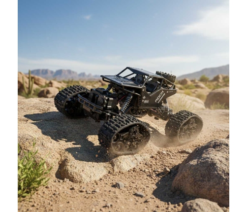 RC Rock Crawler 4x4 LHC012 auto 2in1 melns