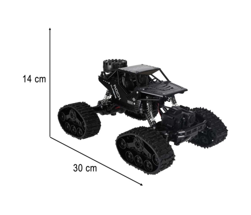 RC Rock Crawler 4x4 LHC012 auto 2in1 melns