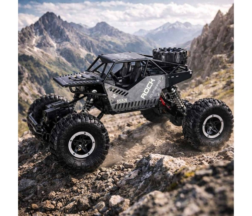 RC Rock Crawler 4x4 LHC012 auto 2in1 melns