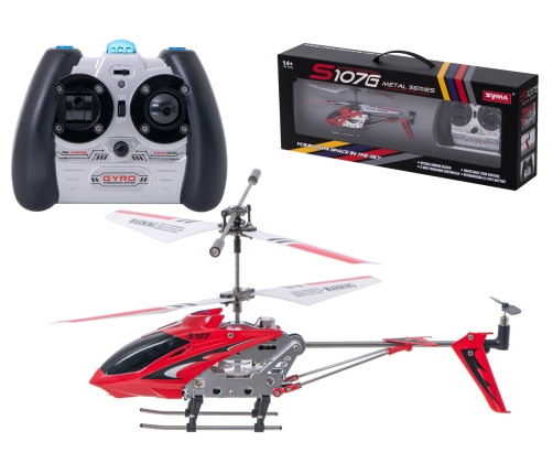 SYMA S107G RC helikopters sarkans