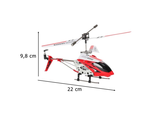 SYMA S107G RC helikopters sarkans