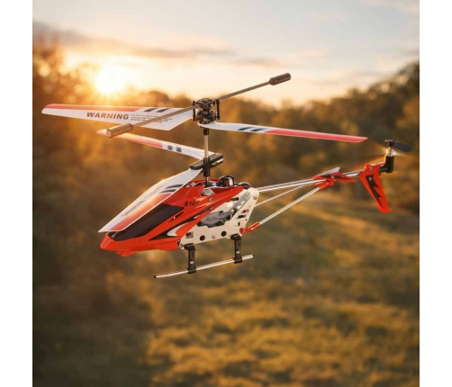 SYMA S107G RC helikopters sarkans