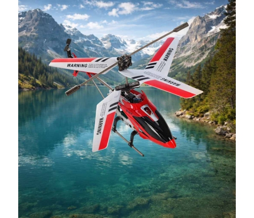 SYMA S107G RC helikopters sarkans