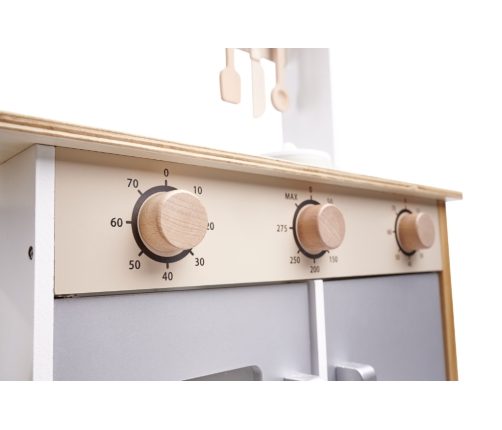 LULILO Bērnu koka virtuve MDF KUKETO + piederumi