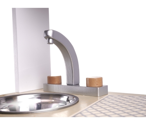 LULILO Bērnu koka virtuve MDF KUKETO + piederumi