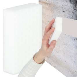 Burvju melamīna sūklis noņem izturīgus traipus