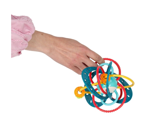 Sensorais grabulītis maziem bērniem tirkīza krāsā