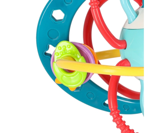 Sensorais grabulītis maziem bērniem tirkīza krāsā