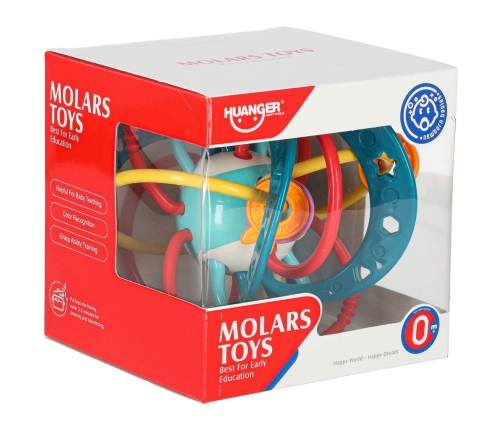 Sensorais grabulītis maziem bērniem tirkīza krāsā