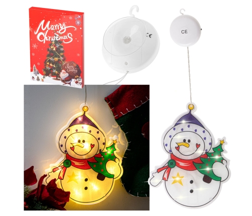 LED kulonu gaismas Ziemassvētku rotājumi sniegavīrs