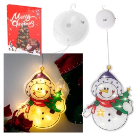 LED kulonu gaismas Ziemassvētku rotājumi sniegavīrs