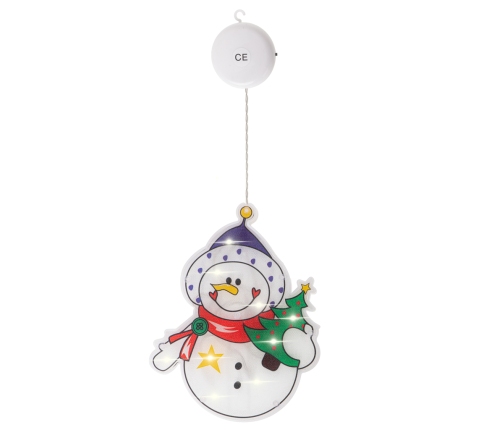 LED kulonu gaismas Ziemassvētku rotājumi sniegavīrs