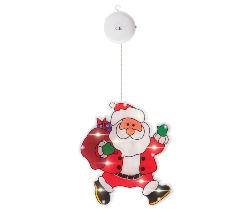 LED kulonu gaismas Ziemassvētku rotājumi Santa ar dāvanām