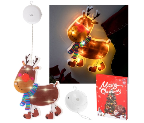 LED kulonu gaismas Ziemassvētku rotājumi ziemeļbriedis