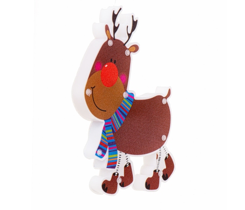 LED kulonu gaismas Ziemassvētku rotājumi ziemeļbriedis