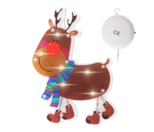 LED kulonu gaismas Ziemassvētku rotājumi ziemeļbriedis