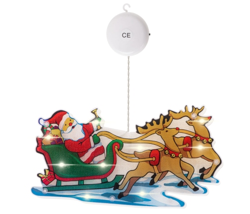 LED piekaramie gaismas Ziemassvētku dekorēšana Ziemassvētku vecīša kamanas