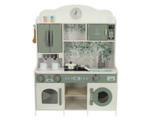 Koka virtuve MDF LULILO Saliko ar espresso automātu