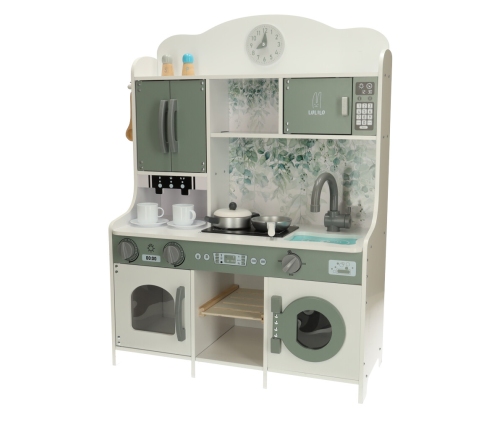 Koka virtuve MDF LULILO Saliko ar espresso automātu