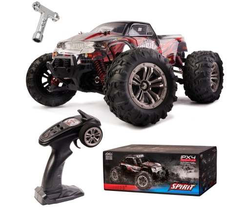 RC auto Q901 bezass 1:16 2.4G 4CH 52km/h sarkans