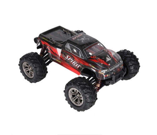 RC auto Q901 bezass 1:16 2.4G 4CH 52km/h sarkans