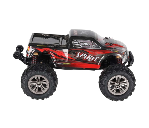 RC auto Q901 bezass 1:16 2.4G 4CH 52km/h sarkans