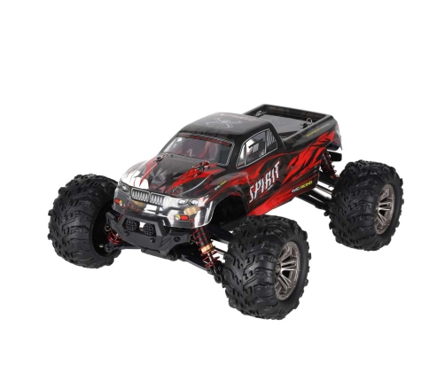 RC auto Q901 bezass 1:16 2.4G 4CH 52km/h sarkans