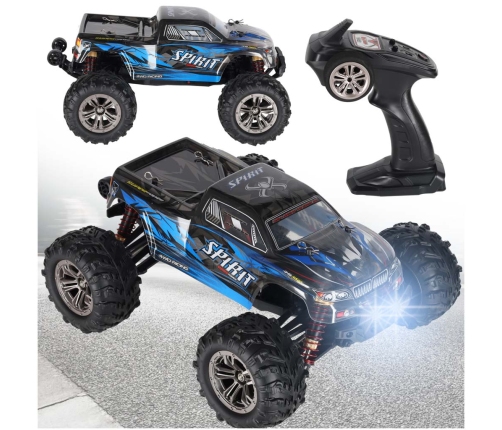 RC auto Q901 bezass 1:16 2.4G 4CH 52km/h zils