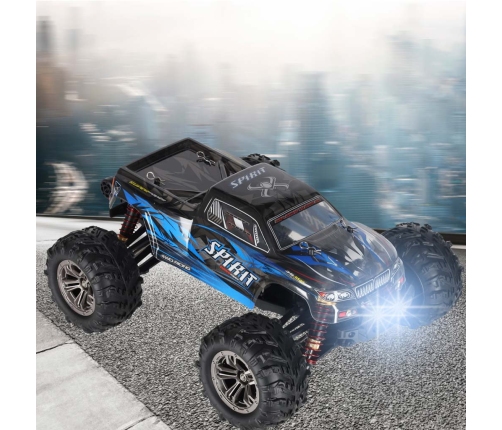 RC auto Q901 bezass 1:16 2.4G 4CH 52km/h zils