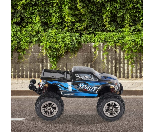 RC auto Q901 bezass 1:16 2.4G 4CH 52km/h zils