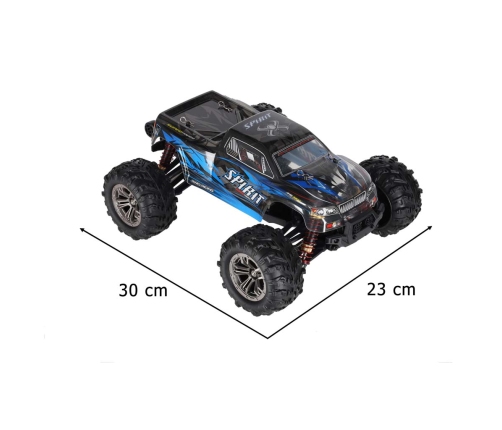 RC auto Q901 bezass 1:16 2.4G 4CH 52km/h zils