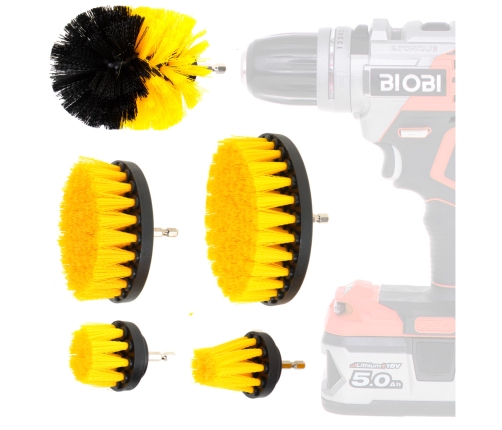 Urbju tīrīšanas birstes 5 gab.