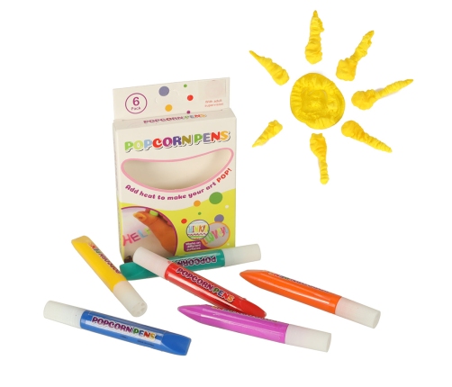 Burvju marķieri burvju marķieru projekts 3D popkorna efekts