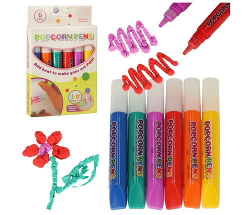 Burvju marķieri burvju marķieru projekts 3D popkorna efekts