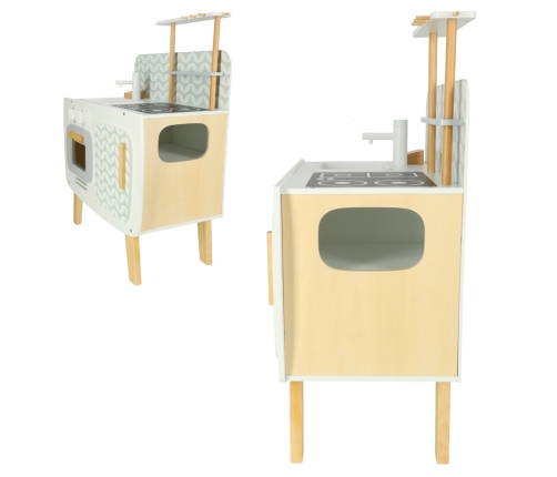 Koka virtuves MDF LULILO retro aksesuāri