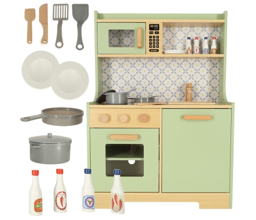 Mētras MDF koka virtuve bērniem