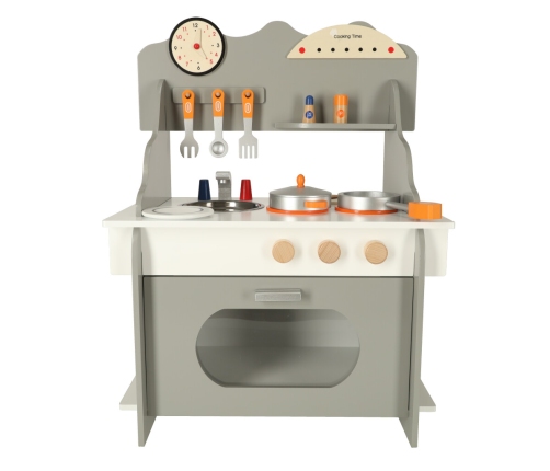 MDF koka virtuve bērniem liela krāsns