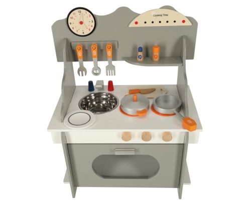 MDF koka virtuve bērniem liela krāsns