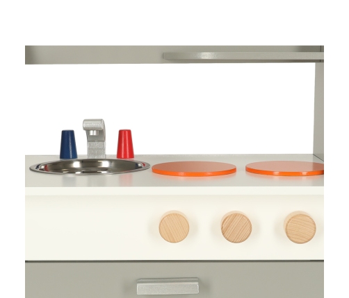 MDF koka virtuve bērniem liela krāsns