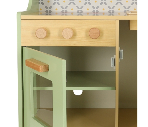 Mētras MDF koka virtuve bērniem