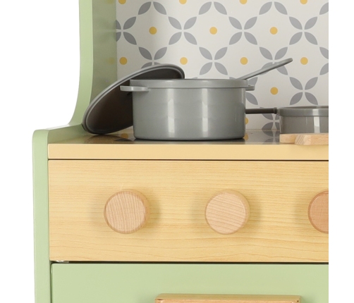 Mētras MDF koka virtuve bērniem