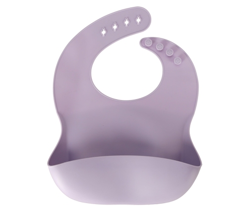 Bērnu silikona trauki krabju komplekts 9 gabaliņi violeti