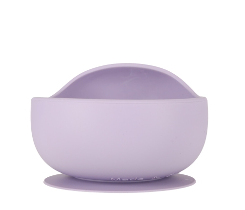 Bērnu silikona trauki krabju komplekts 9 gabaliņi violeti