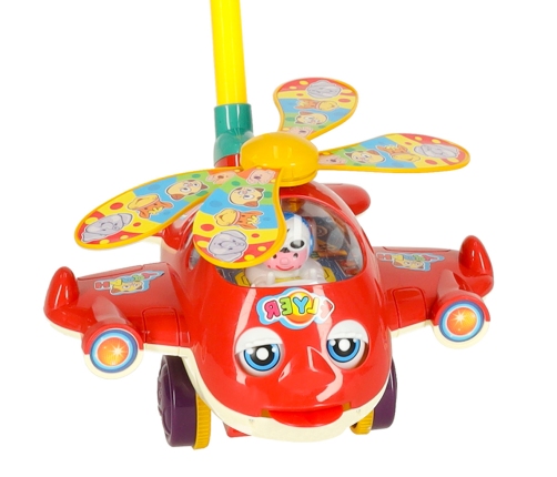 Push stick helikoptera lidmašīna ar skaņu