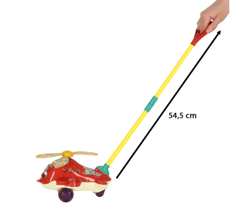 Push stick helikoptera lidmašīna ar skaņu