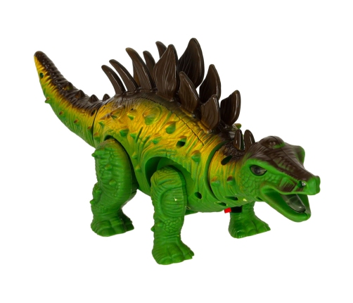 Tālvadības pults vadāms dinozaurs RC Stegosaurus stegozaurs staigā iedegas gaisma rēca
