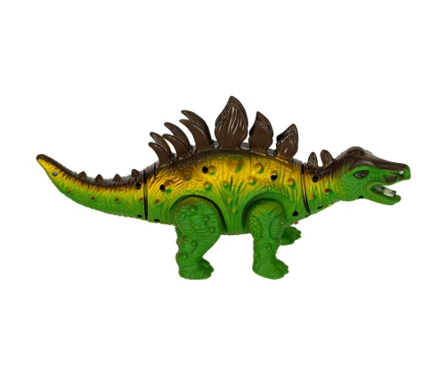 Tālvadības pults vadāms dinozaurs RC Stegosaurus stegozaurs staigā iedegas gaisma rēca