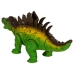Tālvadības pults vadāms dinozaurs RC Stegosaurus stegozaurs staigā iedegas gaisma rēca