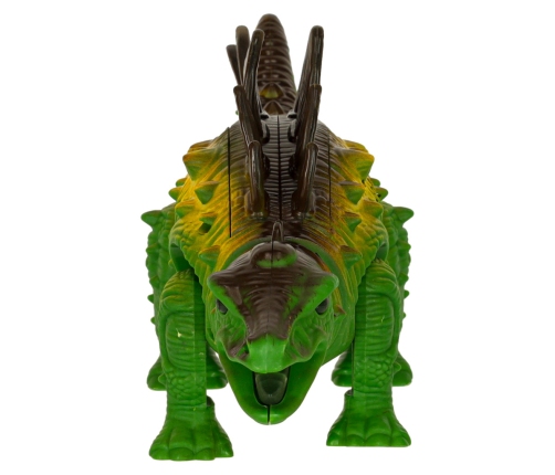 Tālvadības pults vadāms dinozaurs RC Stegosaurus stegozaurs staigā iedegas gaisma rēca
